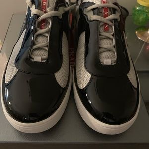 (BRAND NEW) MENS BLACK PRADA SNEAKERS